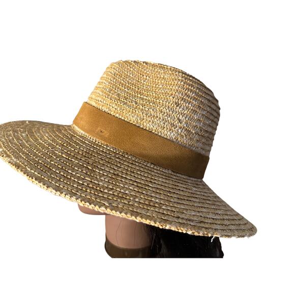 GiGi Straw Isla Fedora Hat NEW - Picture 1 of 10
